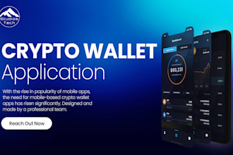 design and develop a custom crypto wallet app