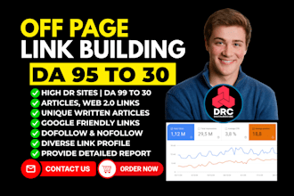do killer off page SEO backlinks with high da link building