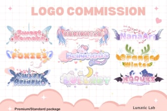 design cute colorful logo for vtuber twitch streamer