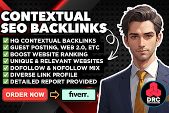 do premium link building with high da contextual backlinks