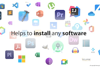 help you install any software that you need