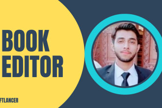be your book editor and proofreader for your manuscripts