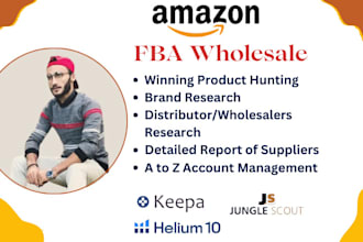 do amazon fba wholesale winning product hunting and supplier research