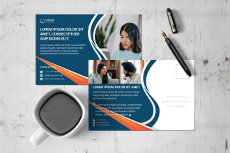 do profesional postcard design for you