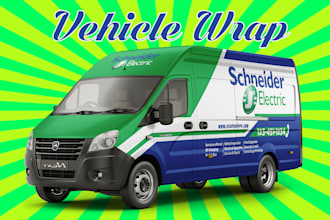 do professional van wrap design, car wrap design, vehicle wrap