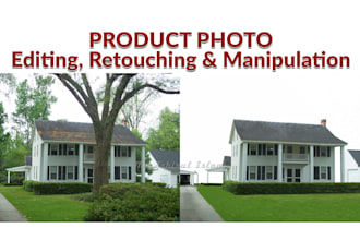 do product photo editing, retouching and photo manipulation