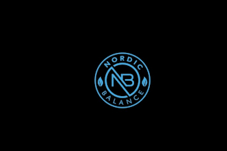 design original minimal great nordic balance logo in 24 hours