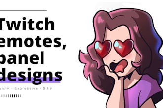 create expresive twitch emotes and badges