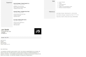 construct a resume and cover letter for you