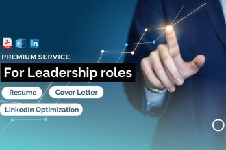 write a director, CEO executive CV, resume, linkedin profile