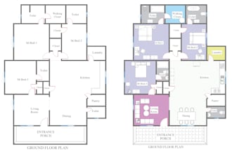 draw architectural plans in autocad 2d