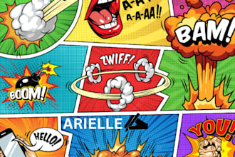 professionally write your comic book script, action, fantasy, adventure comics
