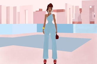 fashion design illustration artwork