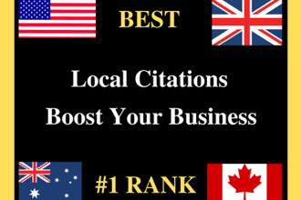 do best USA, UK, canada, aus local citations listing to rank your local business