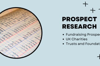 research charity funding prospects for you