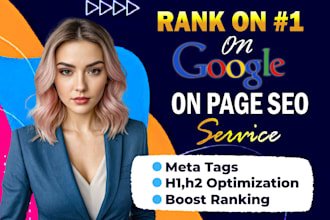 do website onpage SEO and technical optimization service of wordpress site