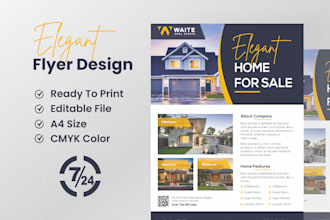 design real estate flyers, postcards, and brochures