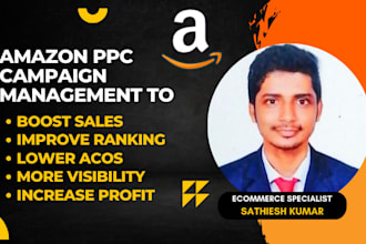 manage and optimize your amazon PPC ads to increase sales and reduce acos