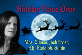 record your christmas voice over with a holiday character voice