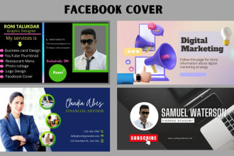 design your facebook cover, youtube banner, twitter header, social media header
