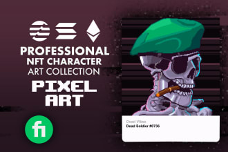 create a professional pixel art nft collection