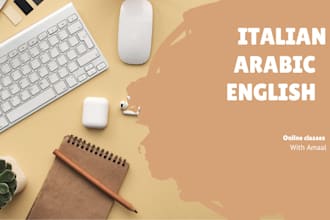 teach you arabic language in italian