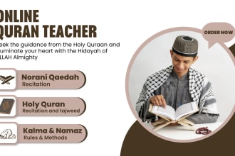 be your online quran teacher, quran tutor