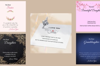 do attractive pod jewelry design and message card design