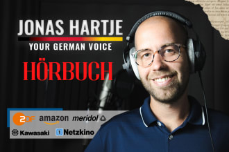 be your professional german audiobook narrator
