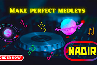 create medley songs with exact timings for your wedding, party, workout