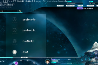 make a custom themed osu skin