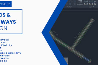 design roads and highways using autocad civil 3d