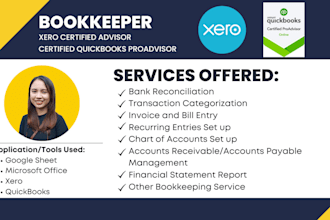 be your quickbooks and xero bookkeeper
