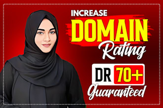 increase ahrefs domain rating dr 70 using high authority SEO backlinks
