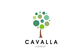 design outstanding minimalist cavalla forest logo for you