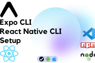 setup and fix bugs, issues in your expo and react native app