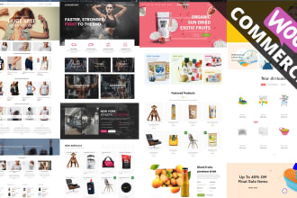 build wordpress ecommerce store website for your woocommerce online store