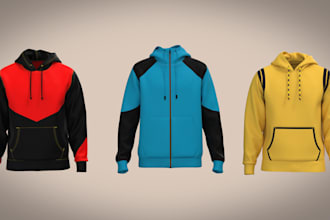 do hoodie design polo shirt bomber jackets in clo 3d