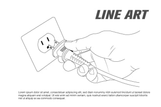 draw vector line art line drawing instruction manual drawing