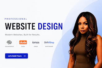squarespace website design squarespace website duda ionos website shift4shop