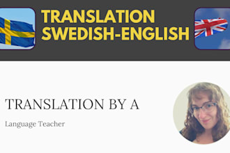 translate your text from swedish to english or vice versa