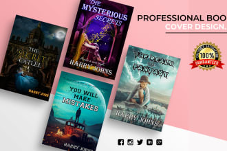 create attractive book cover, ebook cover and amazing kindle book cover design
