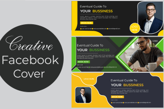 design your professional facebook cover or twitter cover