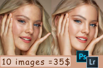 portrait beauty skin high end photo retouching
