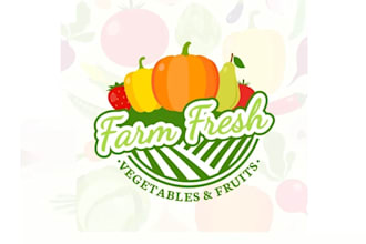design agriculture,garden,farming,vegetable,lawn care logo