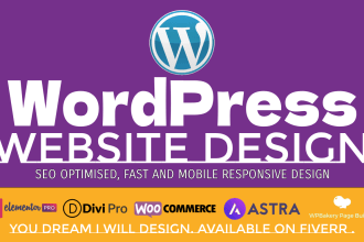 design, redesign, clone, customize wordpress website for you