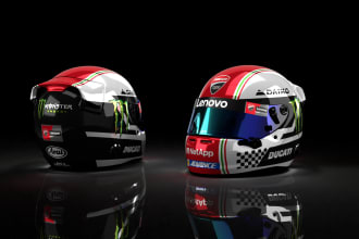 design an helmet for f1 24 for you
