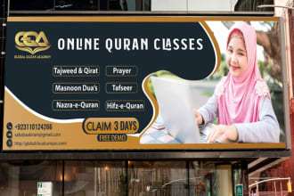 design roll up banner, billboards, signage