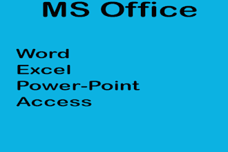 help in word, excel, power point