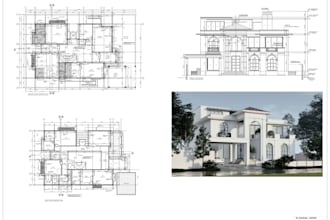 do professional cad drafting for architectural projects